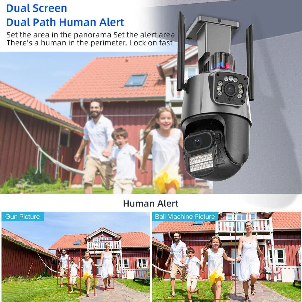 JLLOM Enhanced Dual Antenna Penetration for Maximum Signal Strength - Never Miss a Moment with This PTZ Camera