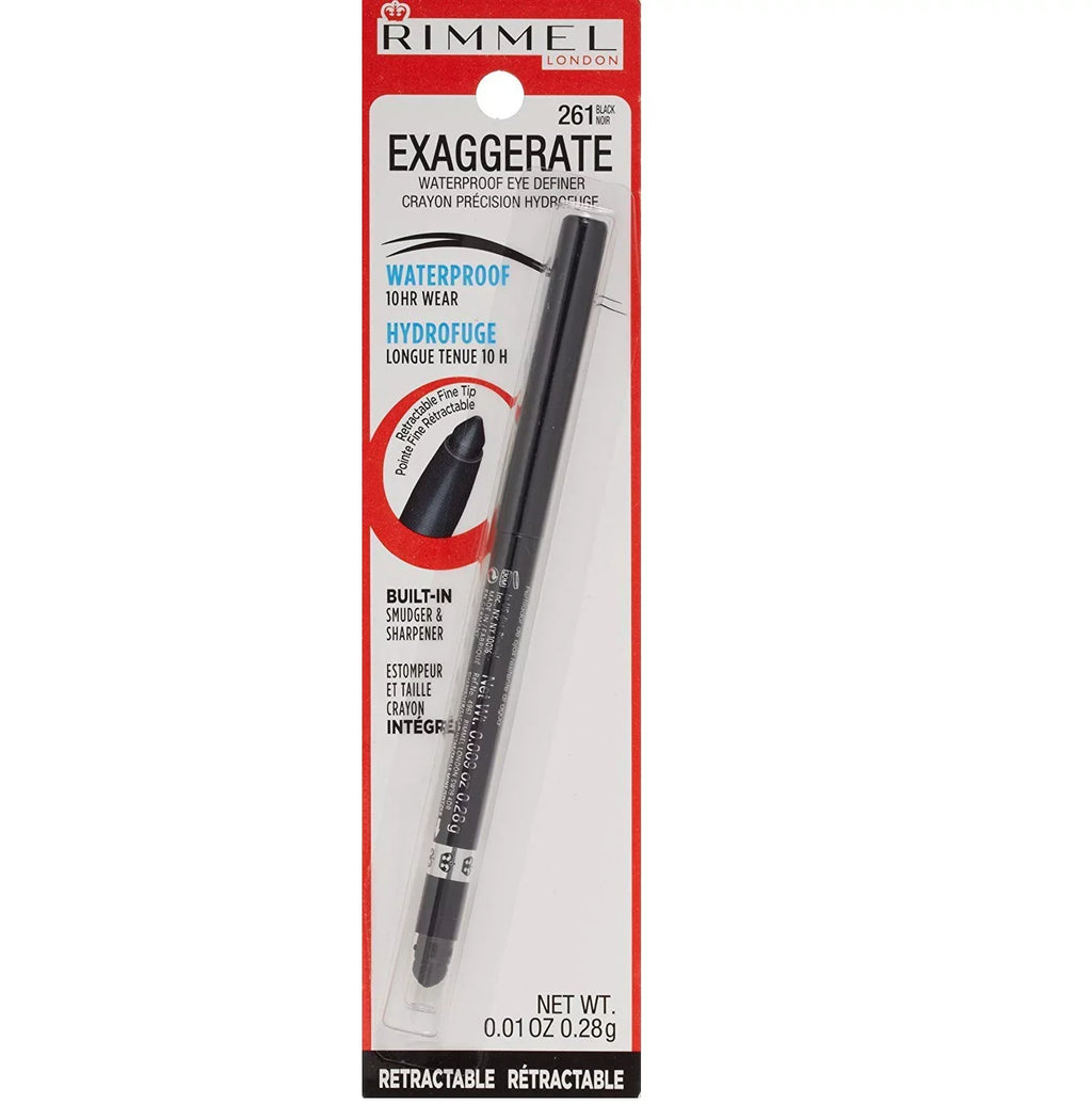 Pack of (12) Rimmel Exaggerate Waterproof Eye Definer Dark 0.009 Ounces