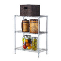 Ktaxon Shelf Organizer Heavy Duty Steel 3 Tier Adjustable Wire Multiuse Organizing Rack