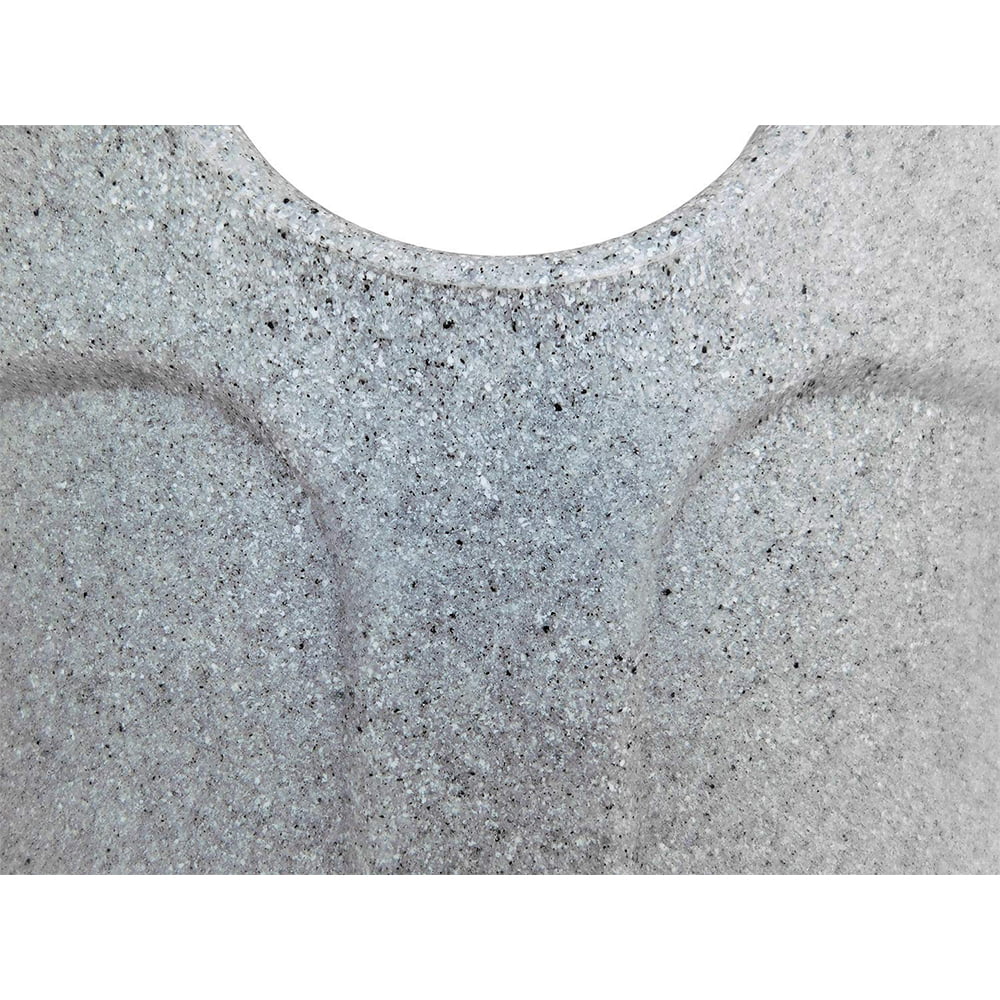 FCMP Outdoor Water Irrigation 45 Gallons Catalina Rain Barrel, Granite (2 Pack)