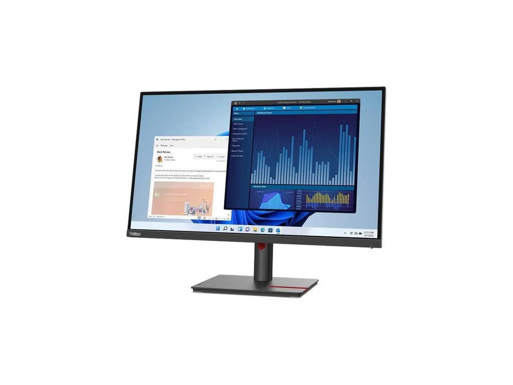 ThinkVision T27p-30 27" 4K UHD LCD Monitor - 16:9 - Jet - 27" Class - In-plane Switching (IPS) Technology - 3840 x 2160 - 1.07 Billion Colors - 350 Nit - 4 ms - 60 Hz Refresh Rate -