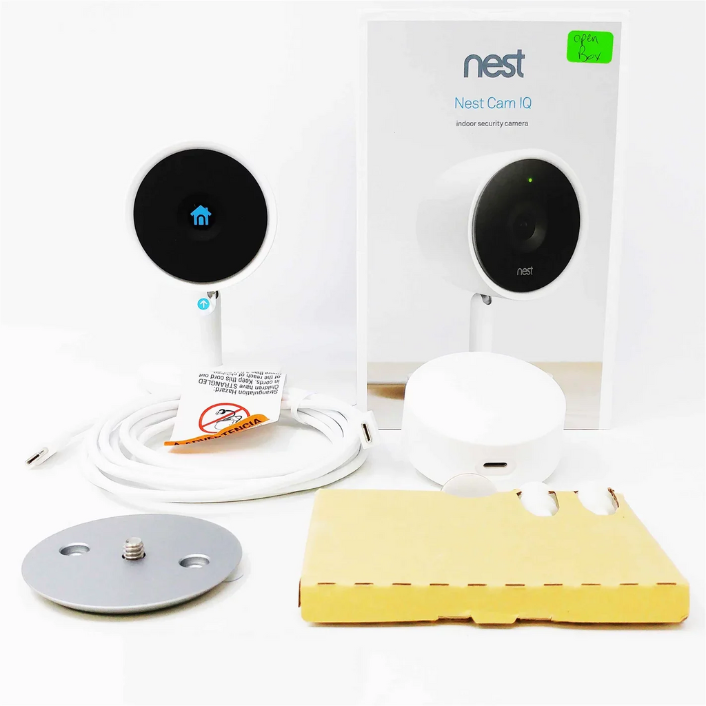 Open Box Nest NC3100US Cam IQ Indoor Wi-Fi Security Camera - White