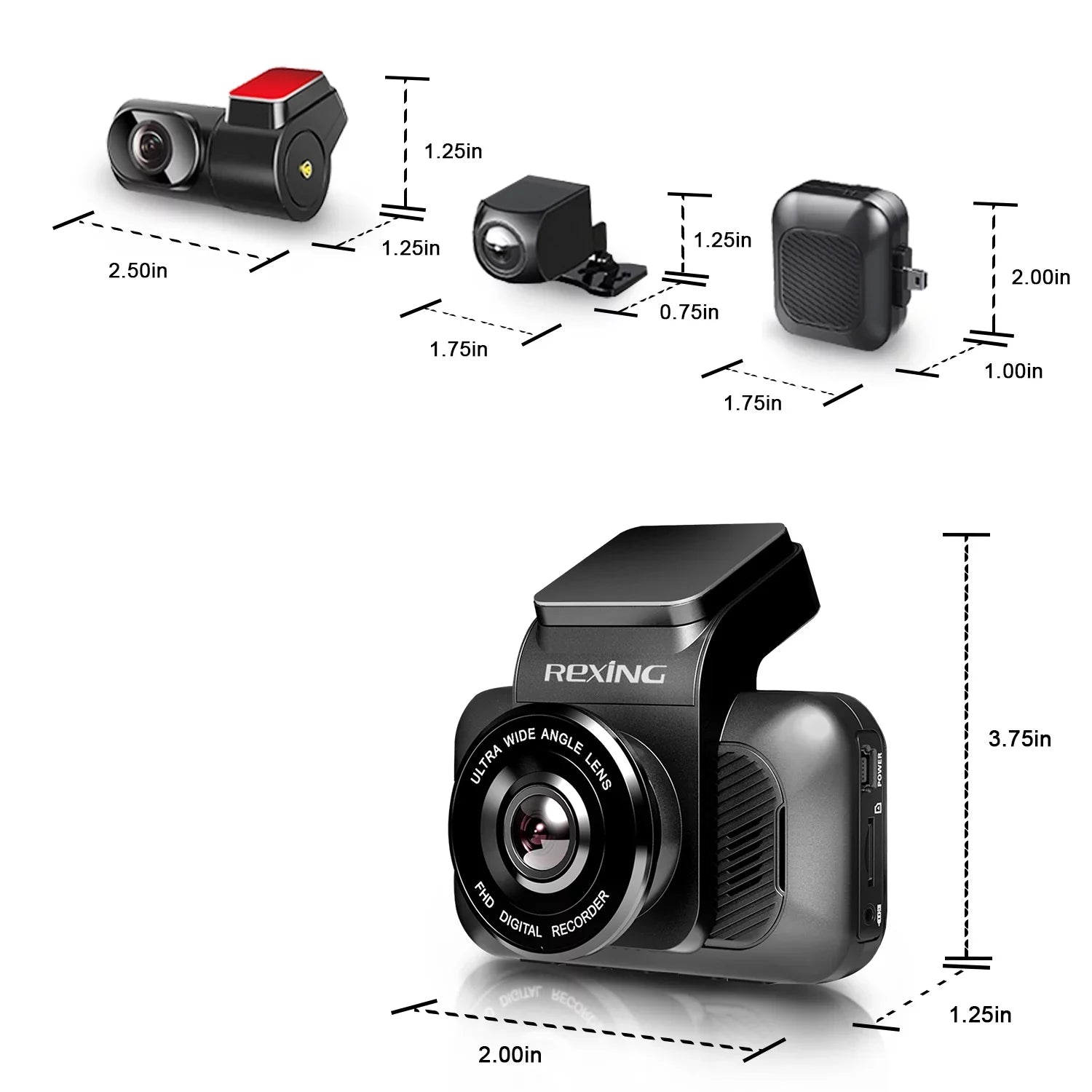 Rexing V5 Cabin Dash Cam