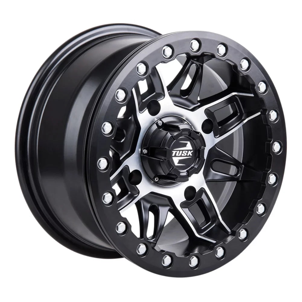 (4 Pack) 4/137 Tusk Wasatch Beadlock Wheel 15x7 5.0 + 2.0 Jet For CAN-AM Defender HD10 Pro DPS 2020-2022