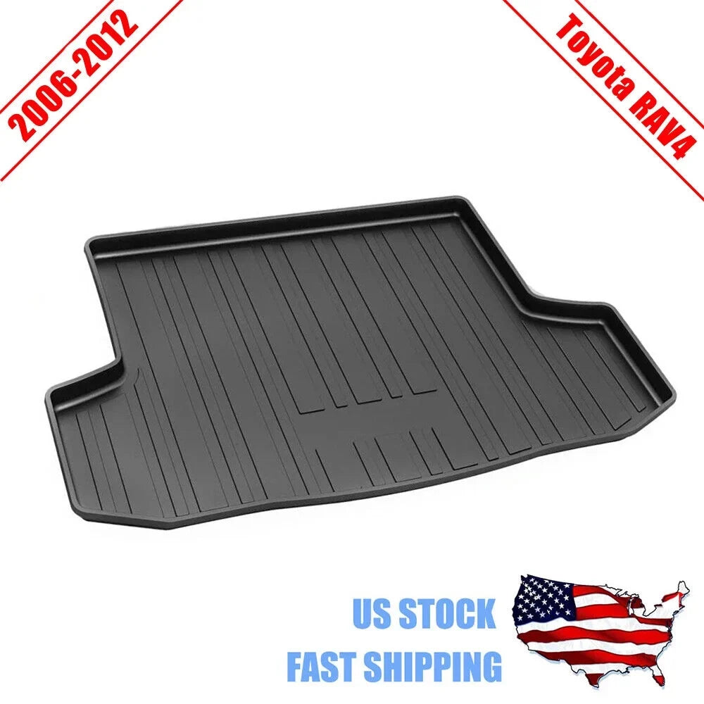 Car Rear Trunk Liner Cargo Mat Carpet for RAV4 2006-2012 Easy to Install
