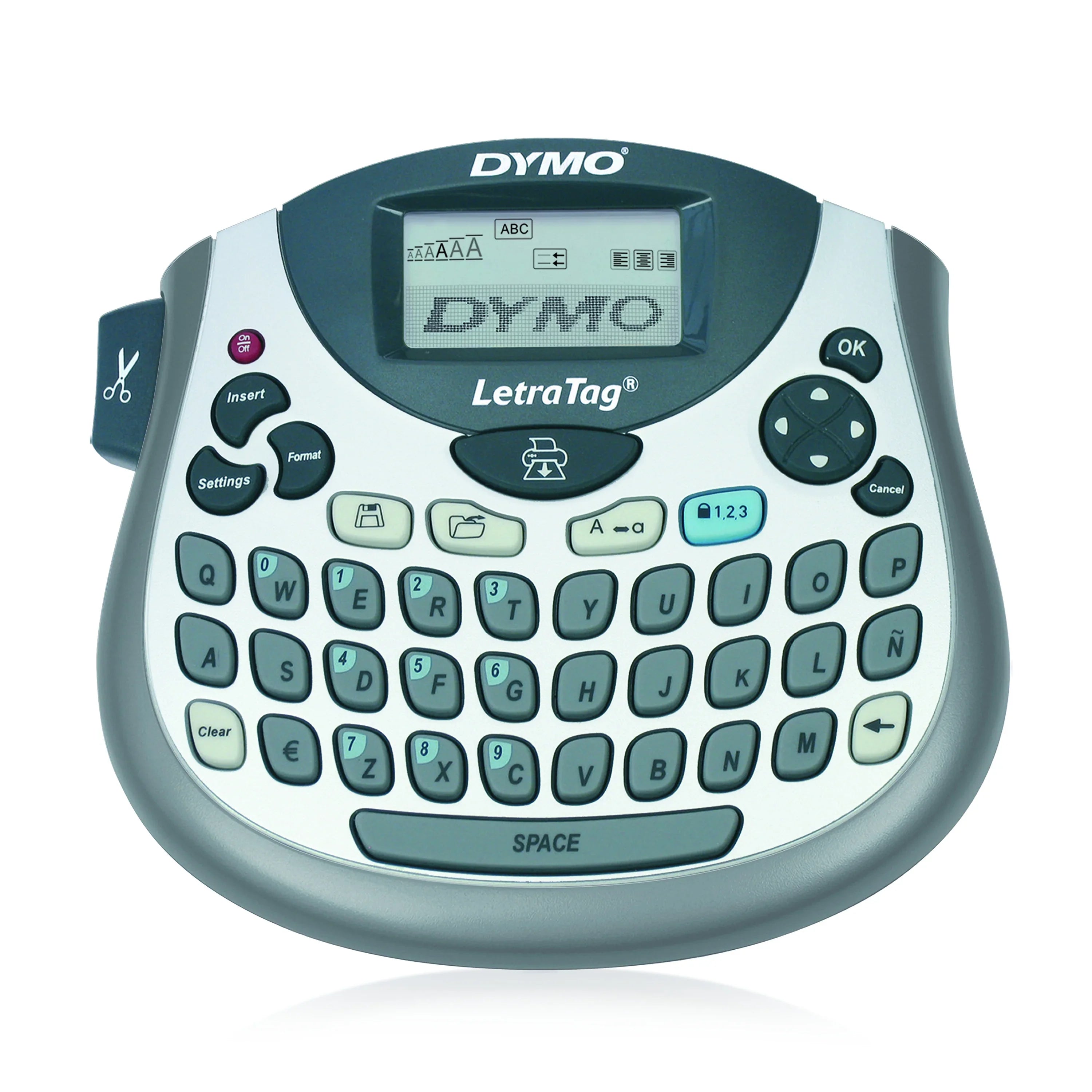 DYMO LetraTag 100T QWERTY Label Maker, Includes Jet Print on White Paper Label
