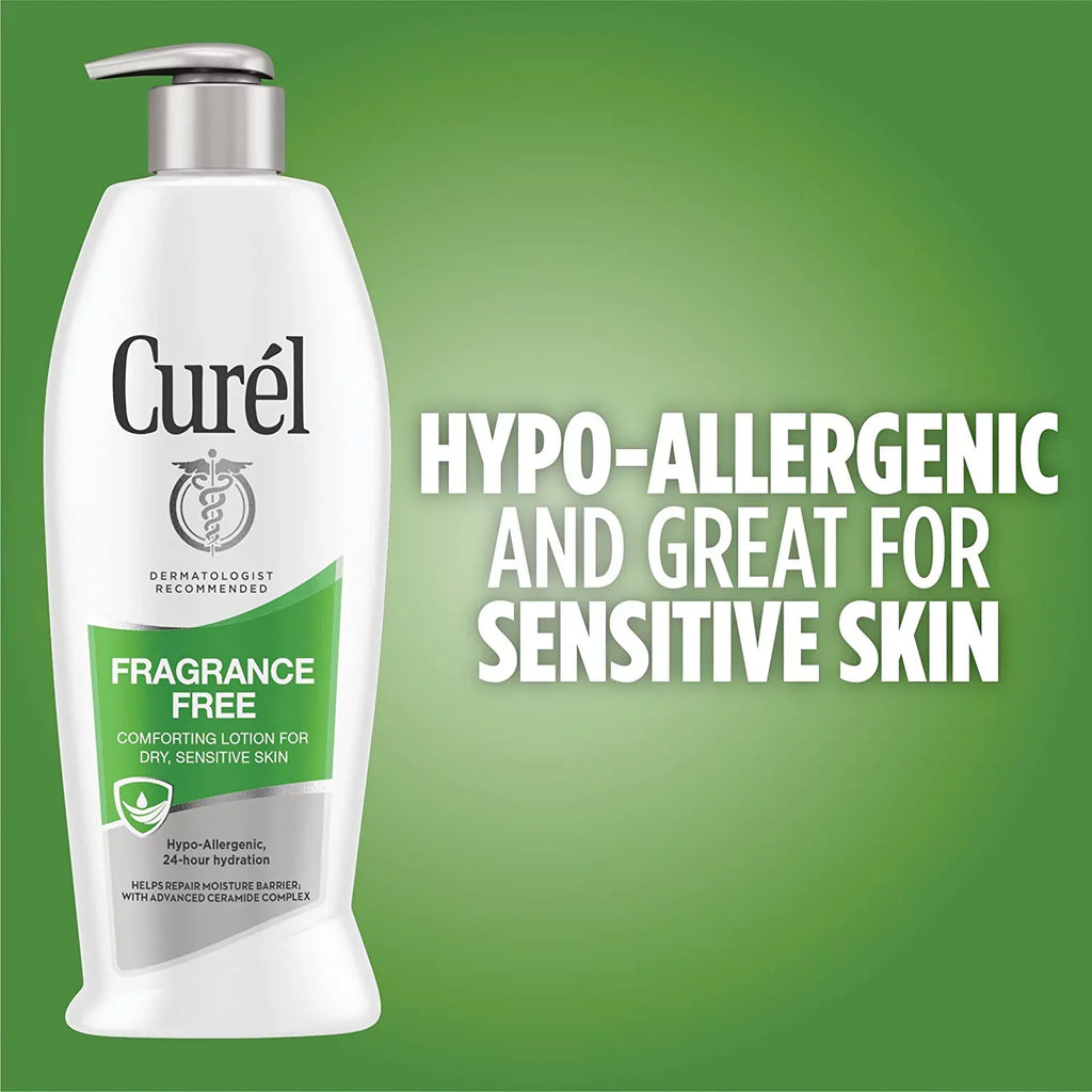 Curel Continuous Comfort Lotion Fragrance Free 20 oz (Pack of 2)