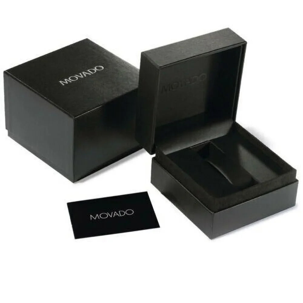 MOVADO 0606962 ESPERANZA Ebony DIAL TWO TONE STAINLESS STEEL MENS WATCH