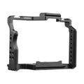 Andoer Camera Cage Aluminum Alloy Video Cage with Dual Cold Shoe Mounts Numerous 1/4 Inch Threads Replacement for A7IV/ A7III/ A7II/ A7R III/ A7R II/ A7S II