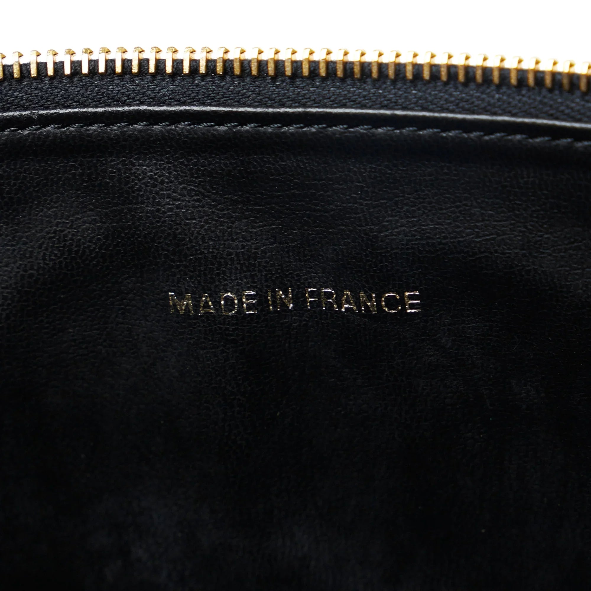 Pre-Owned Authenticated Chanel CC Caviar Vanity Bag Leather Dark Unisex (Good)