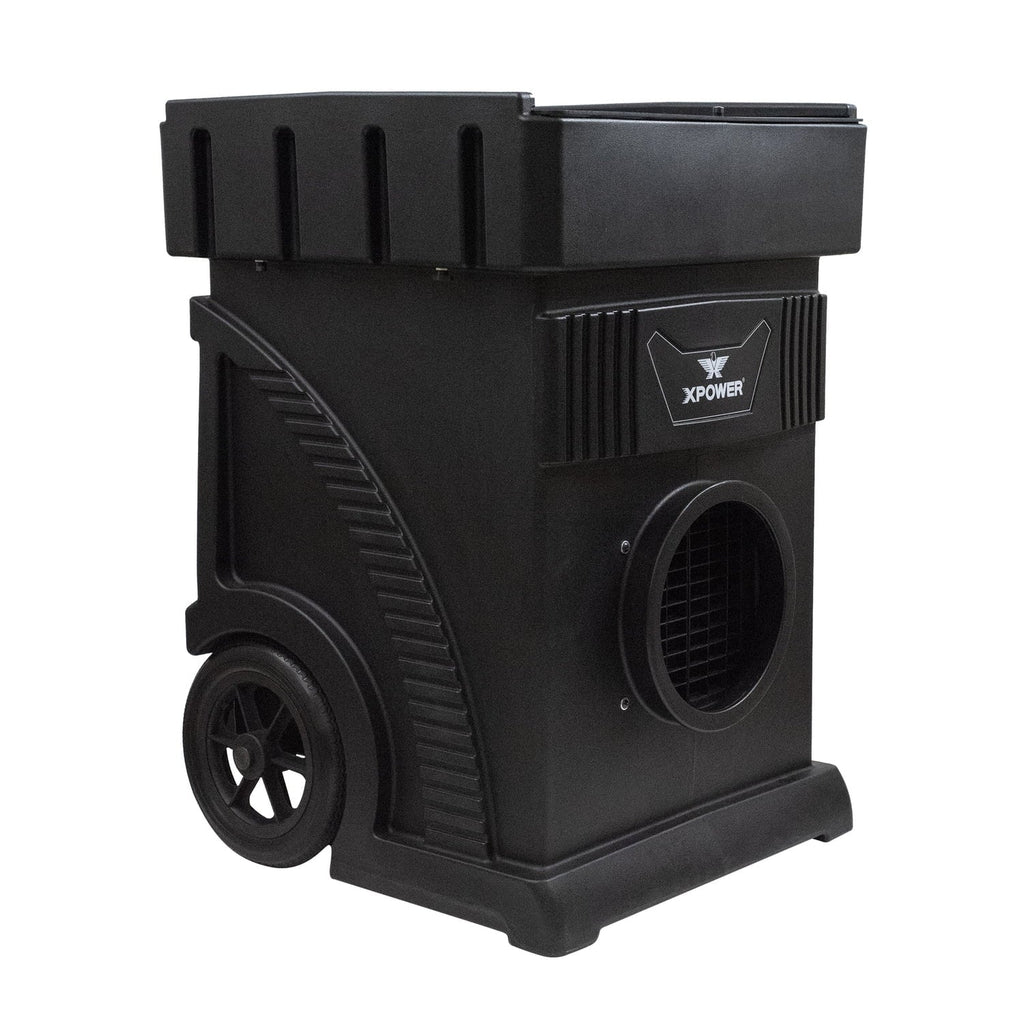 XPOWER AP-2500D MEGA Commercial HEPA Filtration Air Purification System, Industrial, Heavy Duty, Negative Air Machine, Air Scrubber with Variable Speed & Volume Control for Large Spaces