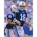 Peyton Manning & Marvin Harrison Indianapolis Colts Autographed 16" x 20" Photograph with Hall of Fame Inscriptions - Fanatics Authentic Certified